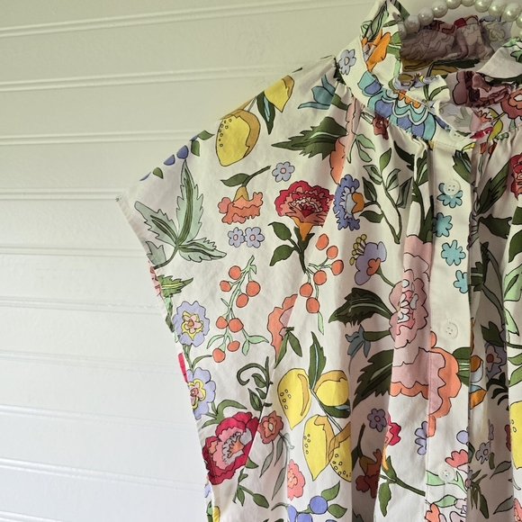 Crosby by Mollie Burch Billie Blouse in Lemon Verbena Medium - Picture 7 of 13